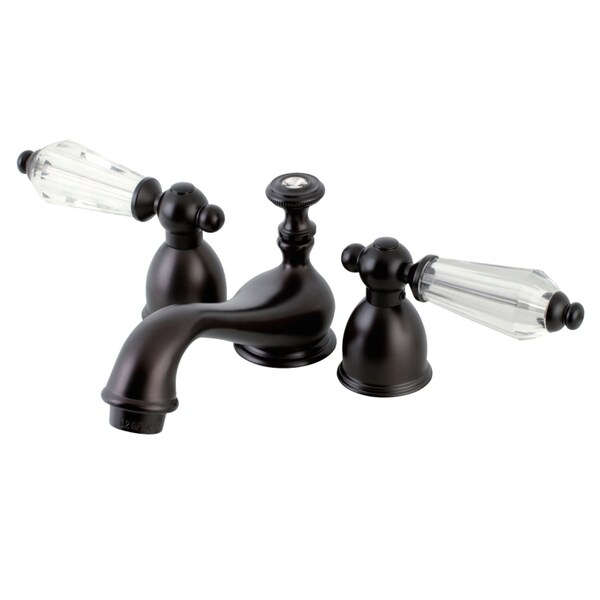Kingston Brass KS3955WLL Wilshire Mini-Widespread Bathroom Faucet W/Brass Pop-Up, Brnz KS3955WLL - main